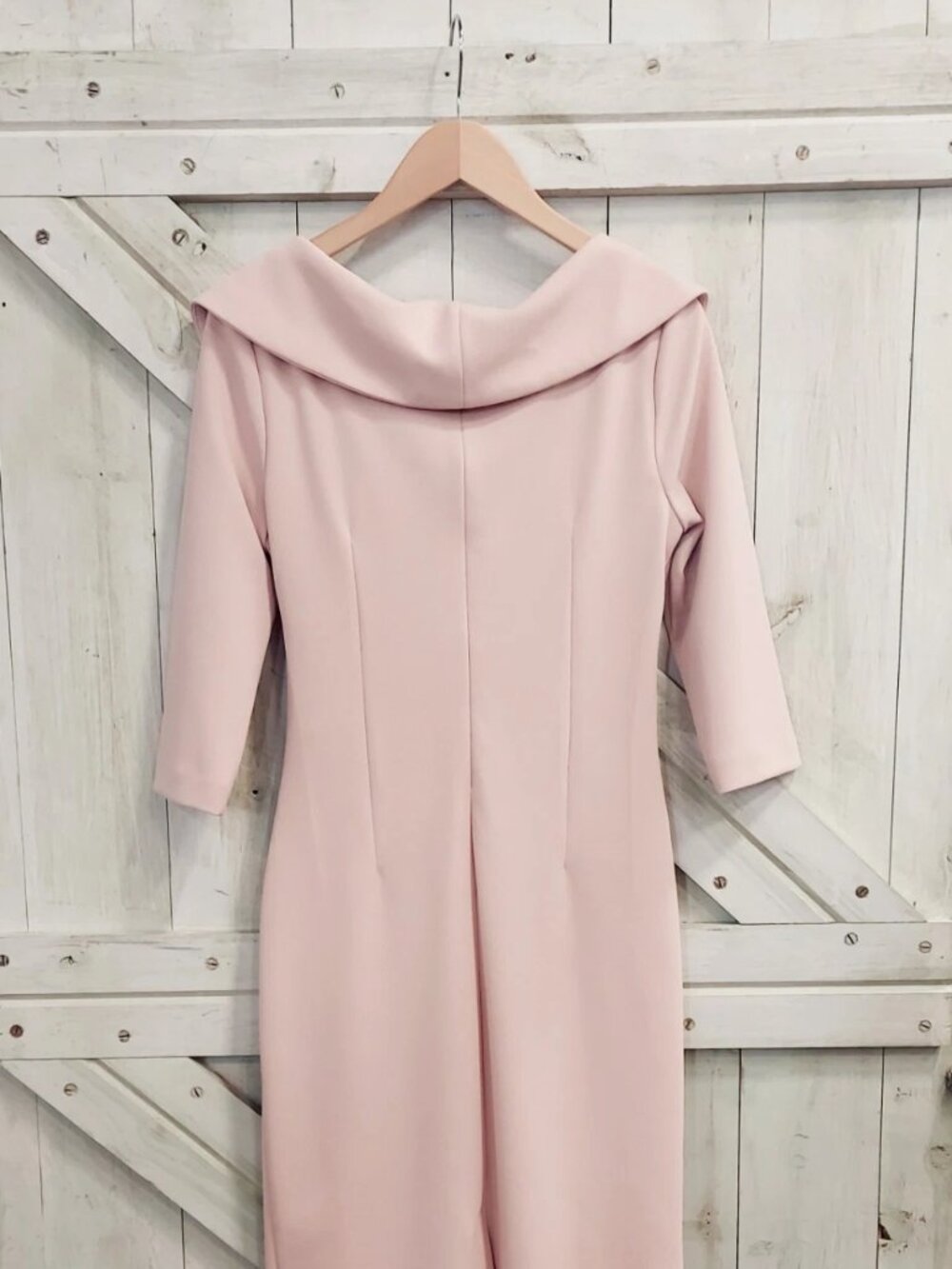 Joseph Ribkoff Blush Pink Blazer Dress Size 6 Style 221343 - Picture 3 of 6